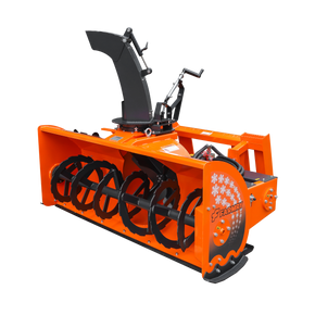 72" Skid Steer Snow Blower, 45-75 HP, REQ. Hydraulic Flow 16-21 GPM, 24" Diameter Impeller, Manual 360° Snow Chute, Snow Shovel for JAM Clearance Included, SSB72