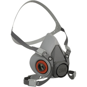 3M 6000 Series Half Face Respirator, Gray