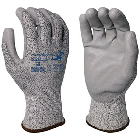 Armor Guys 02-013 Basetek Hammerhead Cut Level A3 Work Glove, Salt and Pepper, 1 Dozen