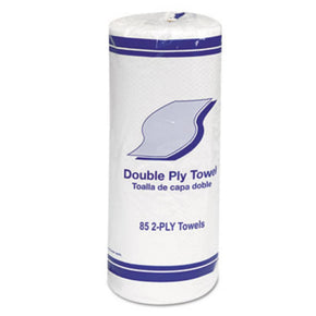 Gen GEN1797 Kitchen Roll Towels, 2-Ply, 11 x 7.8, White, Carton of 30 Rolls